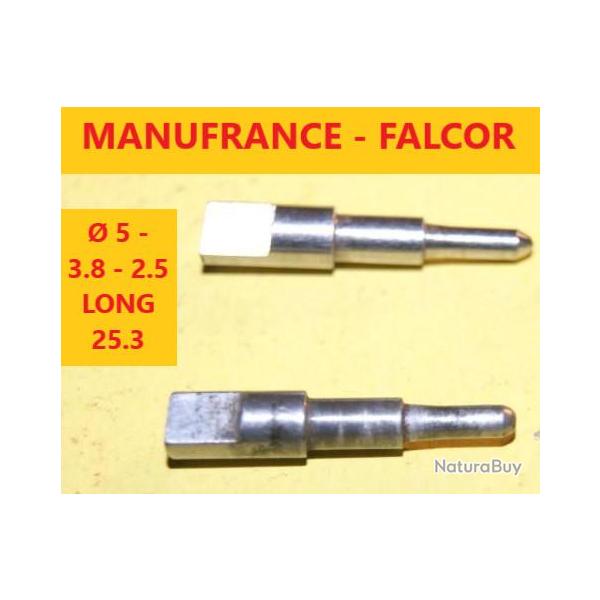 LOT de 2 percuteurs  fusil FALCOR  MANUFRANCE    5 - 3.8 - 2.5  long 25.3