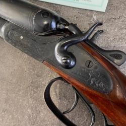 MAGNIFIQUE FUSIL DE CHASSE GRAVÉ CAL.16/70 POUDRE SANS FUMÉE, AVEC PV DE ST ÉTIENNE.