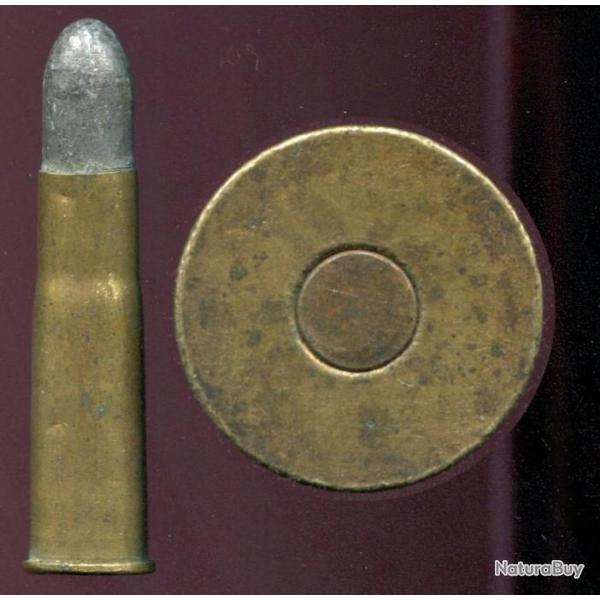 .43 Remington Egyptien originale Guerre 1870-71 - tui laiton - balle plomb arrondie