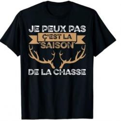 Tee-shirt humoristique - Idée cadeau - Noir - Livraison gratuite et rapide