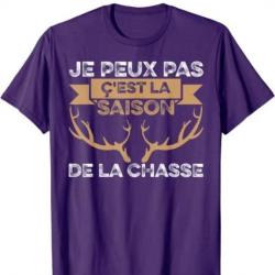 Tee-shirt humoristique - Idée cadeau - Violet - Livraison gratuite et rapide