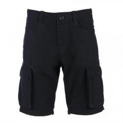 Short Cargo Délavé Noir