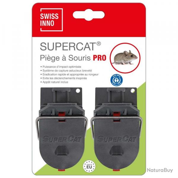 2 PIGES  SOURIS SUPERCAT PRO AVEC PRSENTOIR - SWISSINNO