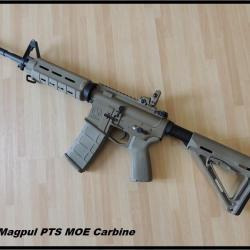 AEG M4 G&P Magpul© PTS MOE PACK Complet Upgrade+ Batterie LiPo + chargeur mid Cap
