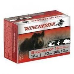 Chevrotines Winchester Buckshot Cal.12/70 38g 27 grains par 50