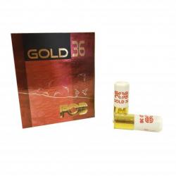 Cartouches FOB GOLD 36 GR bourre jupe plombs doré