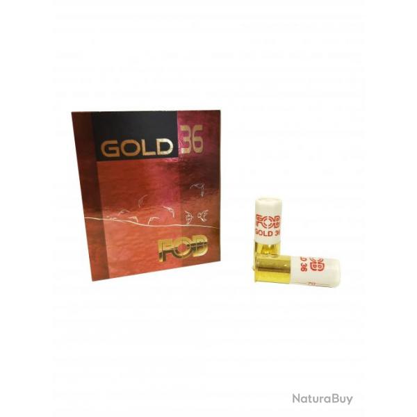 Cartouches FOB GOLD 36 GR bourre jupe plombs dor