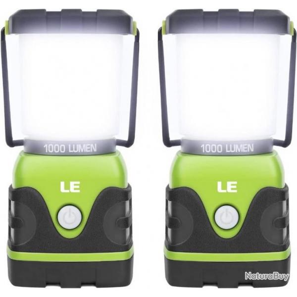 Lanterne Camping LED Lampe Camping Puissante 1000lm Luminosit Rglable Eclairage Camping Piles X2