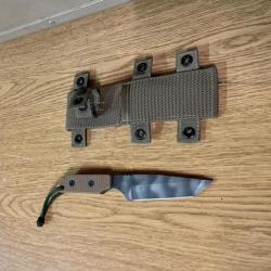 RARE ORIGINAL USMC US MARINES FSBE STRIDER MODEL DB-L COMBAT KNIFE COYOTE TIGERSTRIPE SUBDUED BLADE