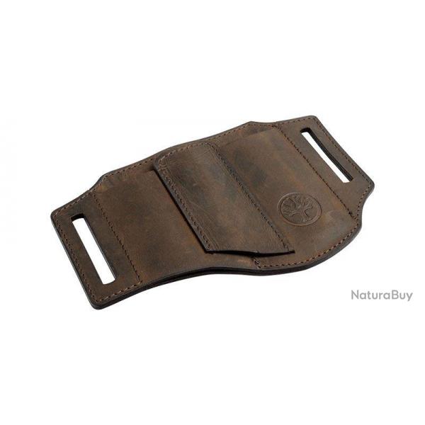 BKER - 09BO296 - ETUI CUIR NUBUCK ED-THREE MARRON