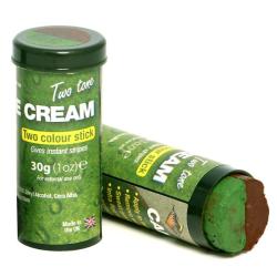 BATON DE CAMOUFLAGE BI-COLOR 30gr Marron-Vert