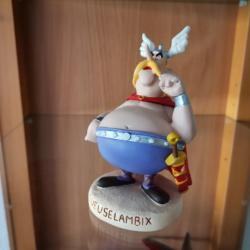 Chef Gueuselambix résine neuve Asterix chez les belges