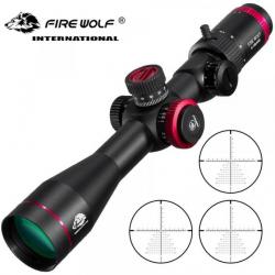 FIRE WOLF QZ 4-16X44 Lunette Visée FFP Rouge et vert vue Optique Chasse Tir Fusil