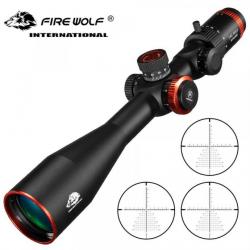 FIRE WOLF QZ 6-24X50E FFP Lunette Rouge et verte Réticule Chasse Vue Optique Fusil Sniper  Tir