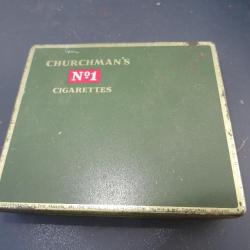 Boite vide de cigarettes CHURCHMAN'S N°1