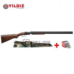 Pack Carabine YILDIZ Silence Monocoup Pliante Ergal Cal 410/76 71cm