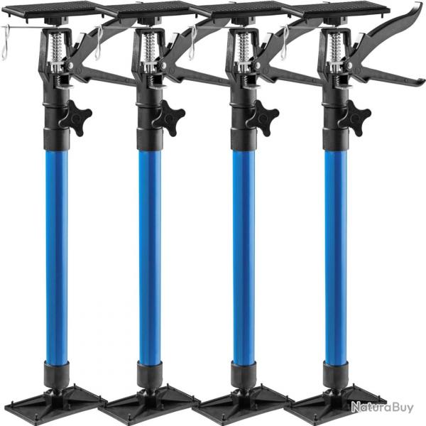 Lot de 4 tais de soutien tlescopique de porte de 51 cm  115 cm bleu 08_0000292