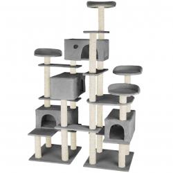 Arbre à chat 214 cm gris 08_0000185