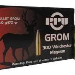 Munitions PARTIZAN cal.300win. mag. GROM 11,0 g 170GR PAR 60