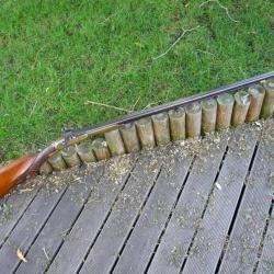 rarissime fusil de chasse à double canon à percussion signé Moulard et Dufour.