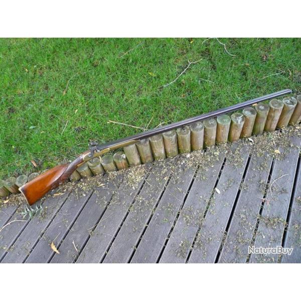 rarissime fusil de chasse  double canon  percussion sign Moulard et Dufour.