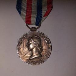 Médaille SNCF conducteur de train 1980 attribuer