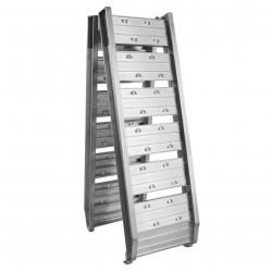 Rampe de chargement 182 cm 200 kg moto atv quad pliable alu rampe rail collision gris 16_0002131