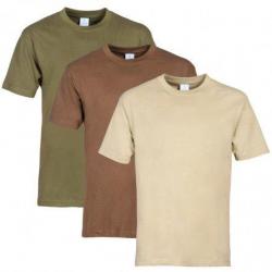 Pack 3 tee shirts unis PERCUSSION