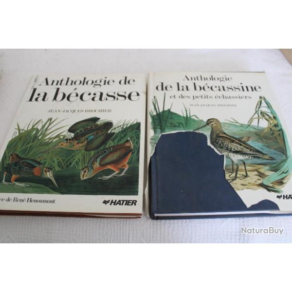 Lot 2 anthologie de la bcasse, bcassine et petits chassiers