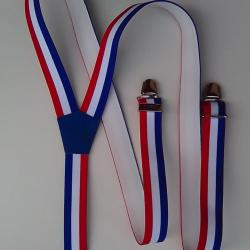 Bretelles à pinces drapeau Français Le Laboureur