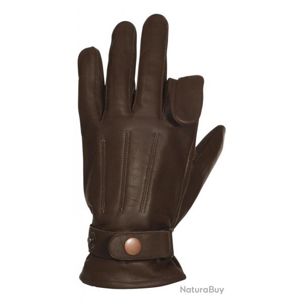 Gants chasse femme en cuir Percussion-S