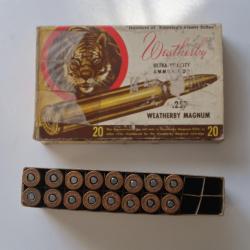 Boite de cartouches de calibre 257 Weatherby mag