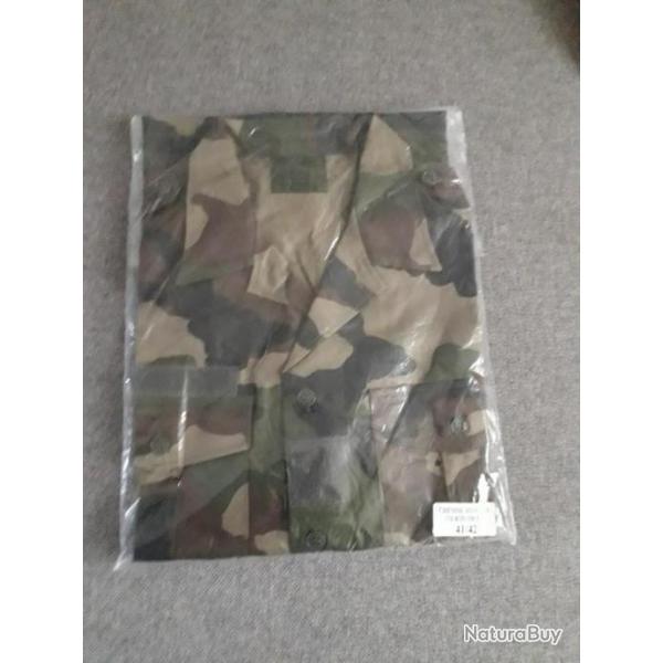 Chemise manches courtes camouflage armee francaise