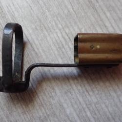 Protège bouche fusil RUBIN Suisse 1889 ou G11 - Modèle long avec croix suisse, sans lettre