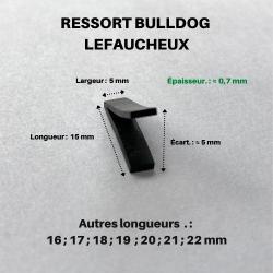 Ressort Bulldog En V [15x5x0,7] Écart 5 mm