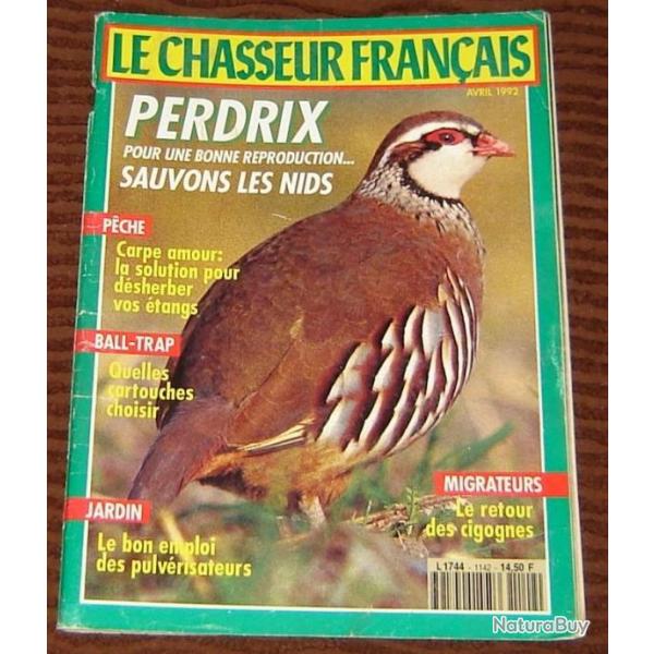 le chasseur franais N 1142 perdrix rouge