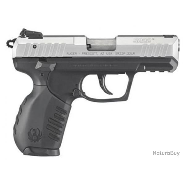Pistolet Ruger Inox SR22 PS Cal. 22LR 3.5" 10+1 INOX