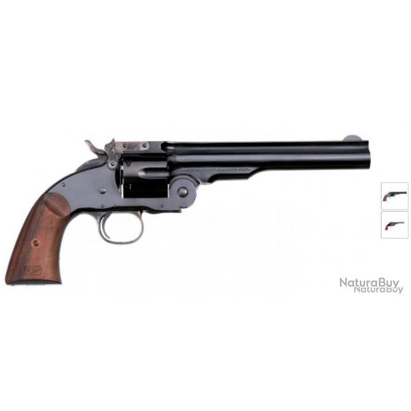 Revolver Uberti 1875 Second Model Schofield .QD calibre 45colt canon 7" Bleu/jaspe