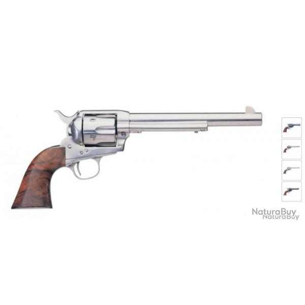 Revolver Uberti 1873 Cattleman .QD calibre 44/40 canon 4.3/4" New Model Acier Nickel