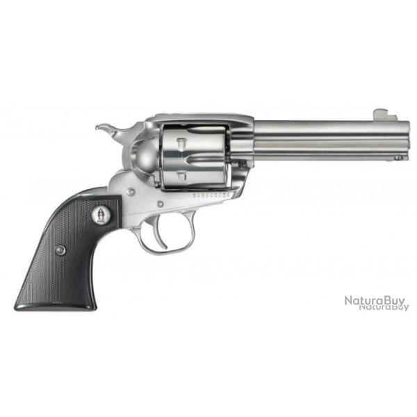 Revolver Ruger New Vaquero KNV-34-SASS calibre357MAG canon 4.5/8" 6 coups Finition Inox avec malette