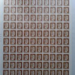 planche de cent timbres       allemand ww2