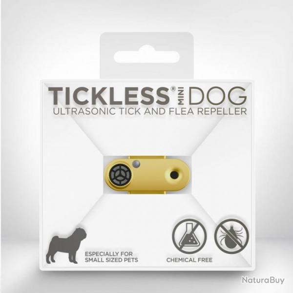 Rpulsif TICKLESS Mini Dog rechargeable - Or