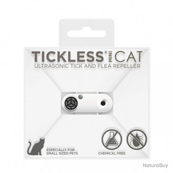 Rpulsif TICKLESS Mini Cat rechargeable - Blanc