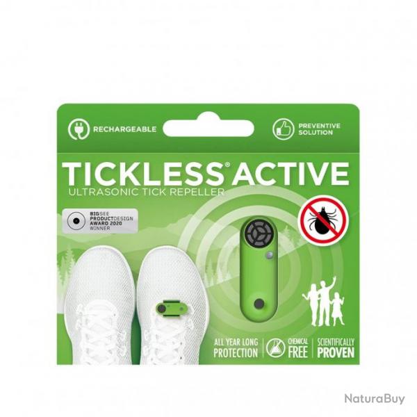 Rpulsif TICKLESS Active rechargeable - Vert