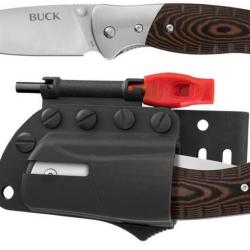 Couteau Buck Selkirk 836BRS Manche 13cm Micarta + Accessoires