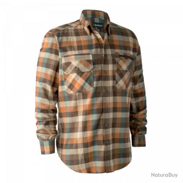 Chemise DeerHunter James Brown Check Marron / 39/40 - Marron / 45/46