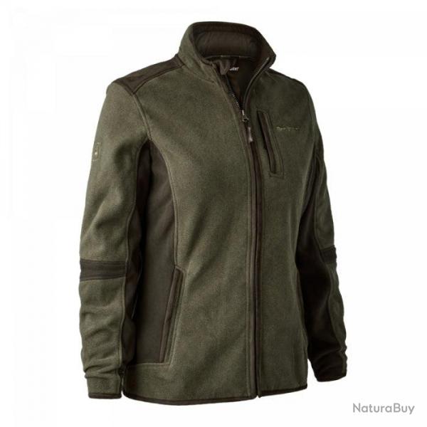 Veste polaire contrecolle Femme DeerHunter Pam Vert