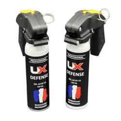 2X Bombe gel poivre UX Umarex Poignée Pro 100 ml avec goupille