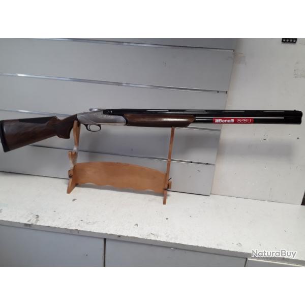 2169 - BENELLI SUPERPOS 828 U SILVER  CAL.12-NEUF!!CANON 71 CM