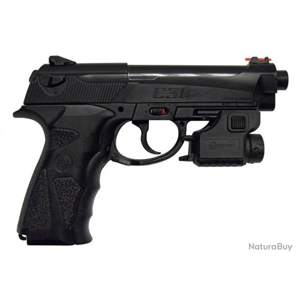 CROSMAN - Pistolet TAC31 CO2 C4.5 + Laser